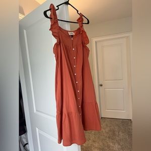 Universal thread coral casual dress